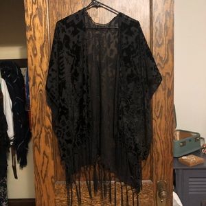 Vintage Inspired Black Pashmina!
